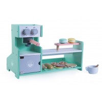 Expresor mare de cafea - Set de jucarie din lemn Coffee Shop Maker Expresor mare de cafea - Set de jucarie din lemn Coffee Shop Maker
